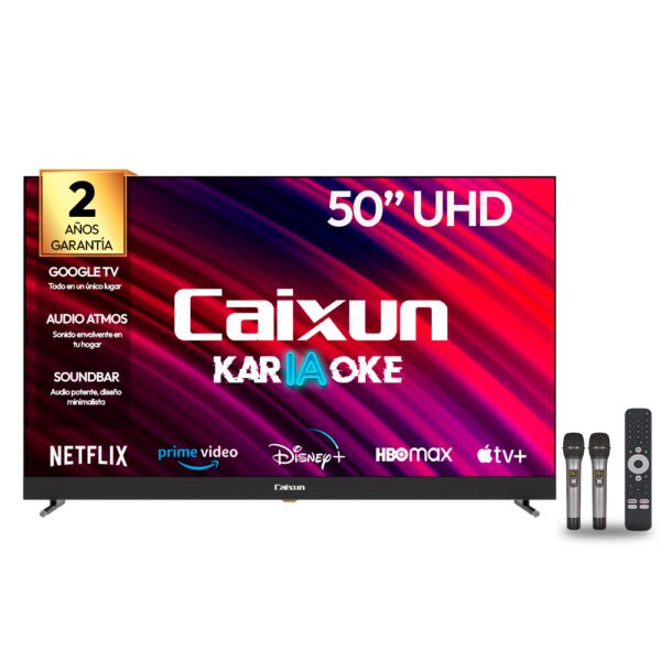 Smart TV 50” UHD Karaoke Google TV