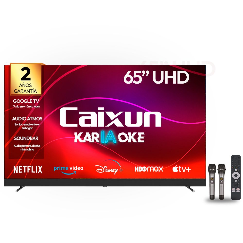 Smart TV 65” UHD Karaoke Google TV
