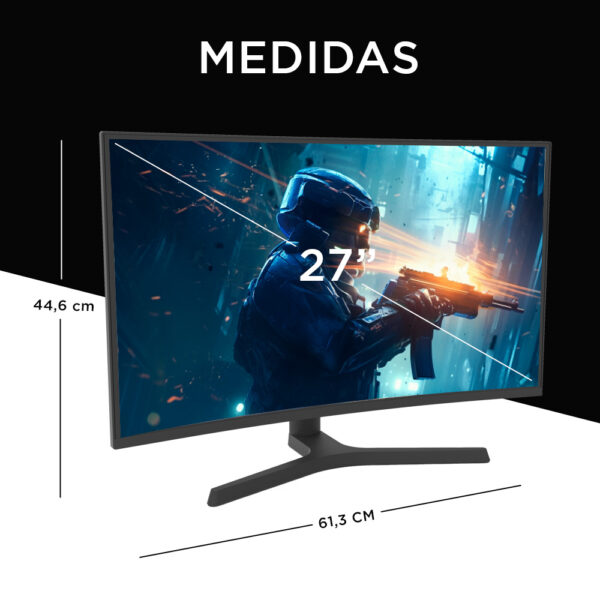 Monitor Gamer Curvo 27” QHD C27C2Q - Imagen 4