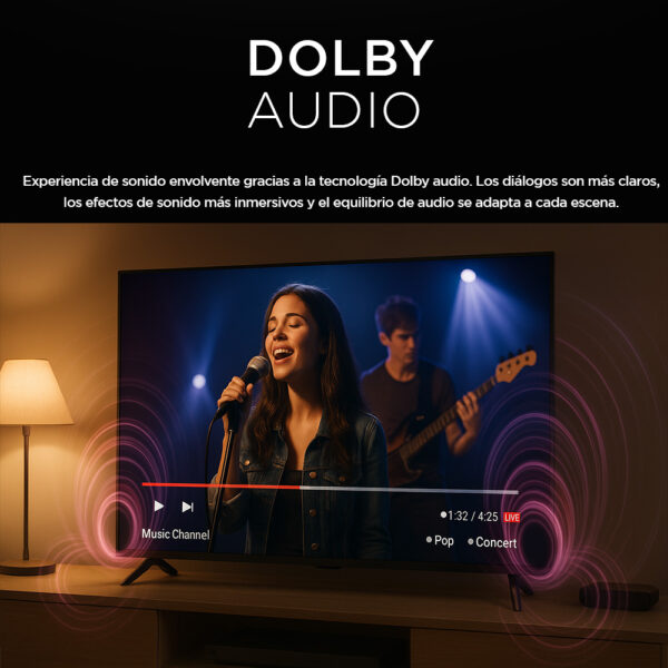 Smart TV 32” HD ROKU - Imagen 5