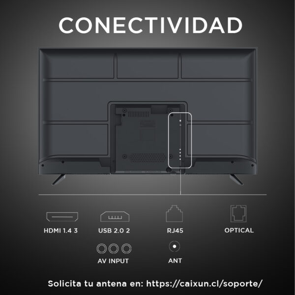 Smart TV 32” HD Google TV - Imagen 3