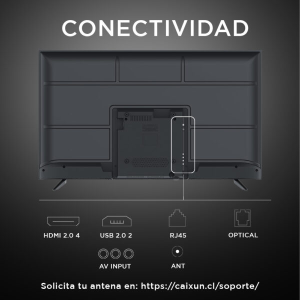 Smart TV 55” UHD Google TV - Imagen 3