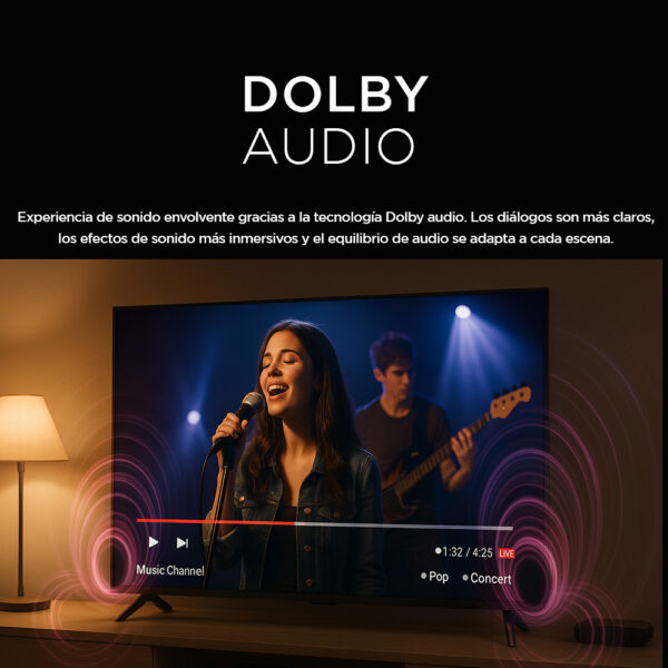 Smart TV 32” HD Google TV - Imagen 5