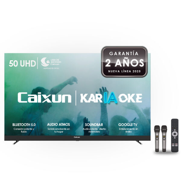 Smart TV 50” UHD Karaoke Google TV