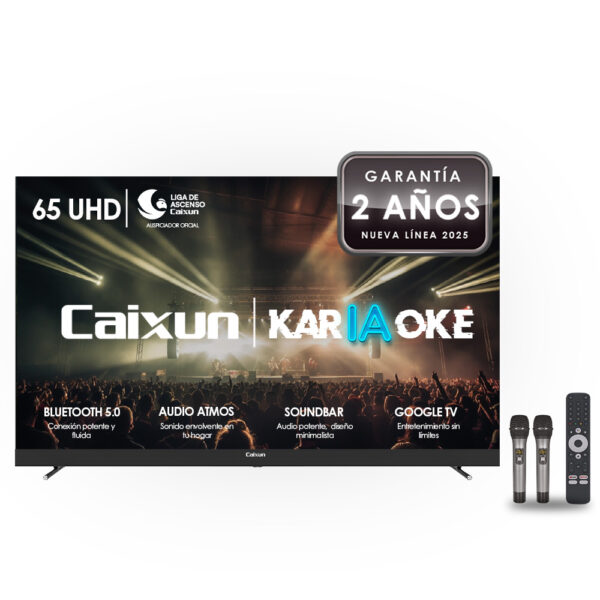 Smart TV 65” UHD Karaoke Google TV